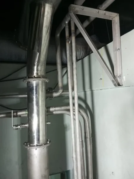 GANTI STEAM PIPE LINE diatas BOOTH TBM (13) GANTI STEAM PIPE LINE diatas BOOTH TBM (13)